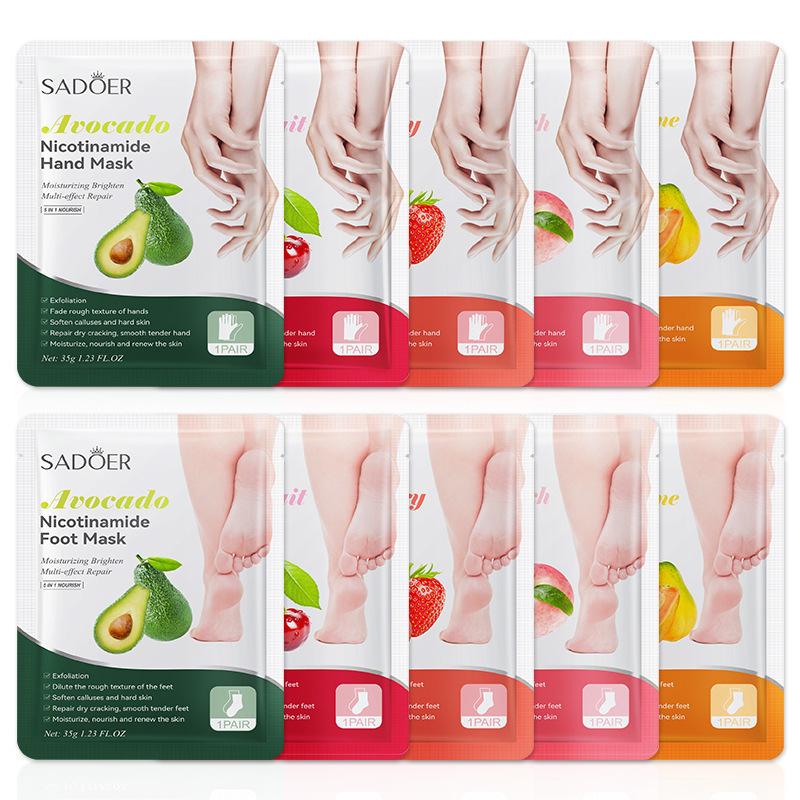 Skincare Exfoliating - 1 пара масок для ног SADOER