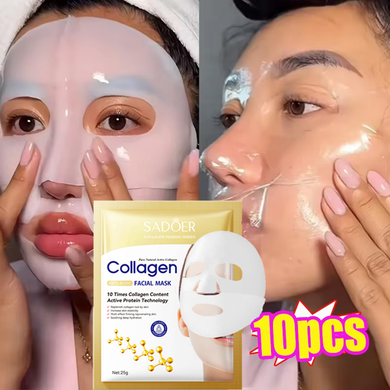 Skincare La Roche Posay - 10 шт. корейских коллагеновых масок для