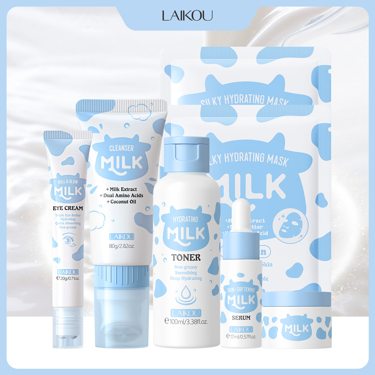 Skincare Glow - Набор для ухода за кожей LAIKOU