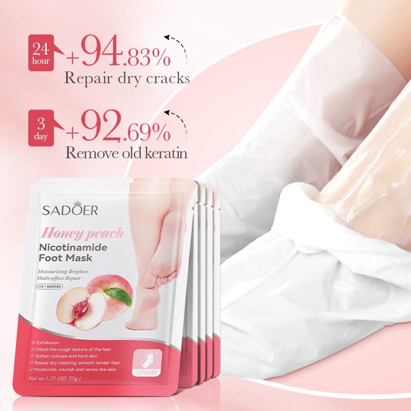 Skincare Exfoliating - 1 пара масок для ног SADOER