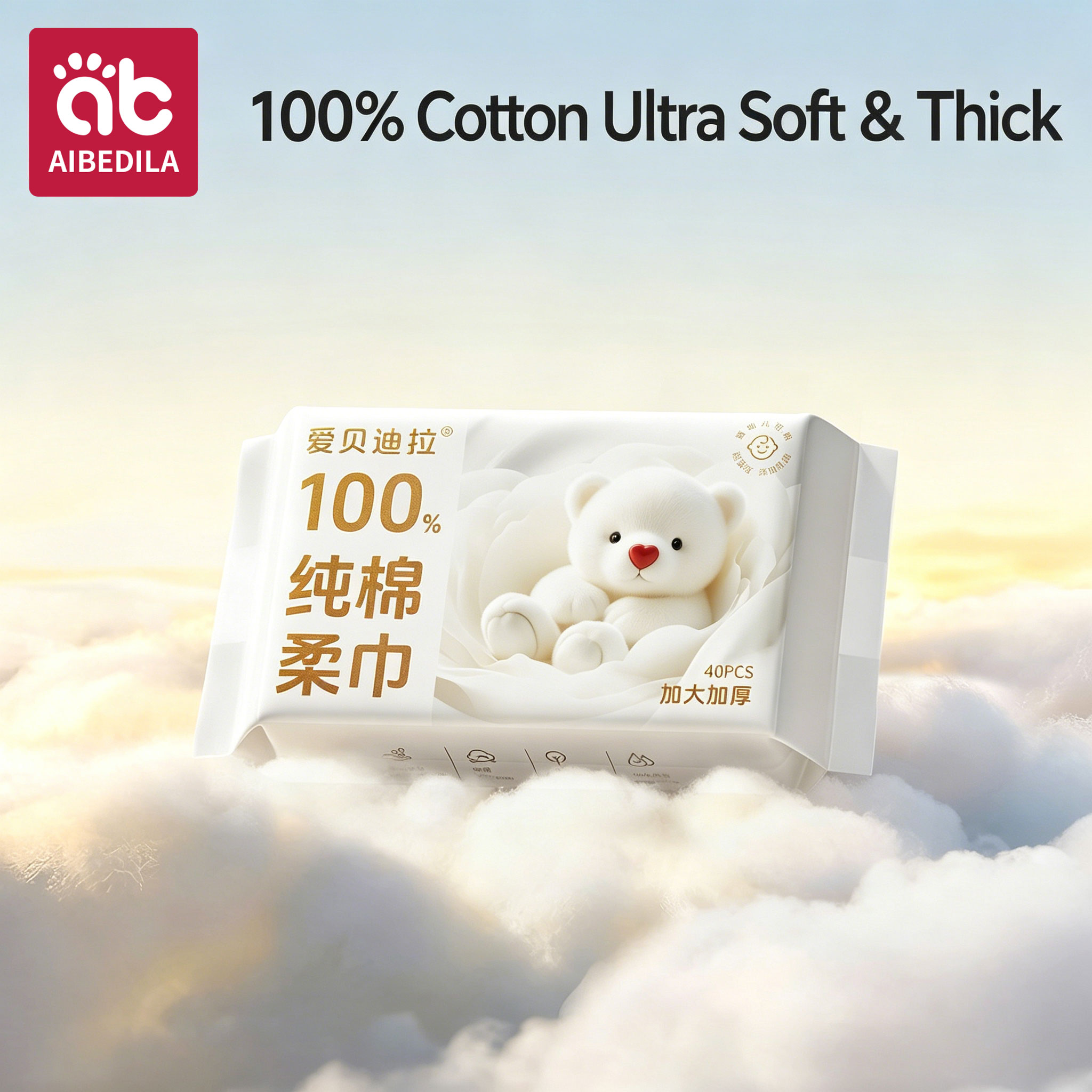 Сухие салфетки из 100% хлопка, – обзор и цена Skincare Newborn